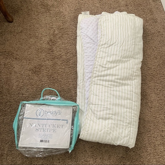 Bedding Beddys Bed Ease Nantucket Stripe Green White Mink Poshmark